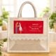 Valentine Jute Gift Bag with Transparent Window Handmade